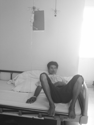 岱邦俊正在医院接受治疗 岱邦俊正在医院接受治疗