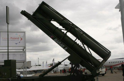 资料图:陆基巴拉克-8防空防空系统 资料图:陆基巴拉克-8防空防空系统