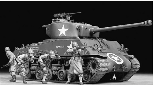 美国m4a3e8谢尔曼坦克(模型)