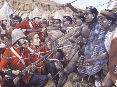 资料图:祖鲁人与英军作战.