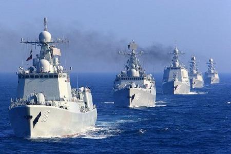 中国海军编队维护领海主权 中国海军编队维护领海主权