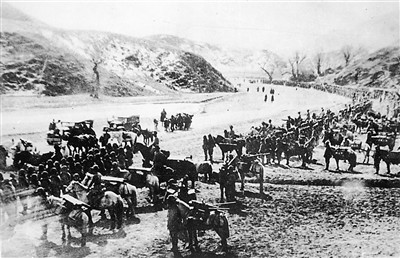 第115师作为八路军抗日先遣部队,改编前夕即于8月22日由陕西三原