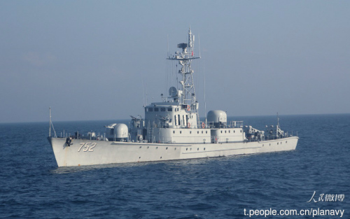 中国导弹护卫艇余庆艇捐赠移交军事博物馆(图)