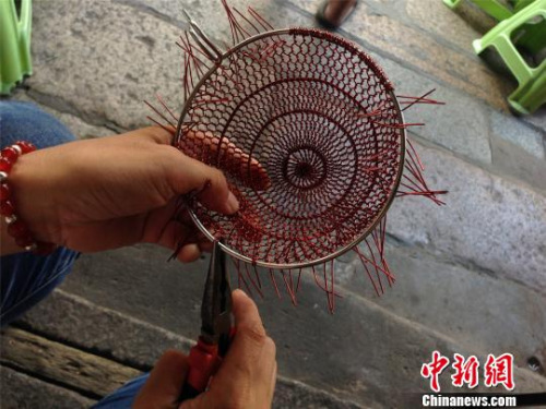 铁丝笊篱的编织方法图片