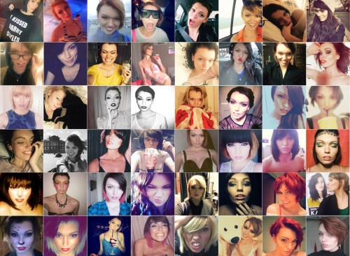 资料图:夏洛特的自拍照。 资料图:夏洛特的自拍照。