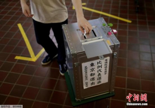 资料图:日本参议院投票现场 资料图:日本参议院投票现场