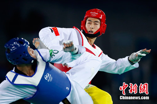 跆拳道男子58kg级赵帅进决赛 创造中国选手历史