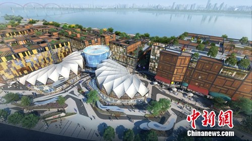 图说:长沙湘江玖号项目是国美控股集团地产板块打造新型综合体的转型