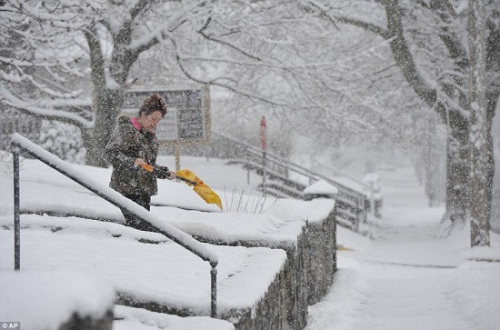 超强暴雪将袭美东 新英格兰部分地区或迎30厘