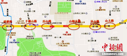 ��ͼʾ�����Ͼ�ʮ·ʵ�еεΡ��ǻ��źŵơ�������·�ڣ�