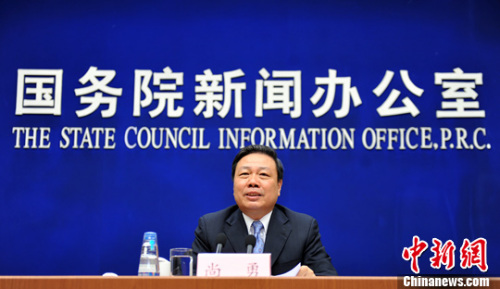 5月25日，中国科协常务副主席尚勇在中国国务院新闻办公室举办的发布会上回答记者提问。中新社记者 杨可佳 摄