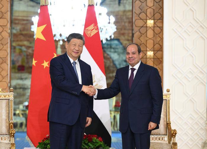 习近平同埃及总统塞西会谈