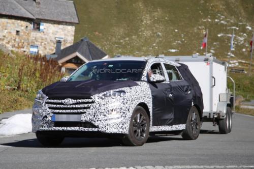 2015款现代ix35/途胜欧洲路试谍照曝光