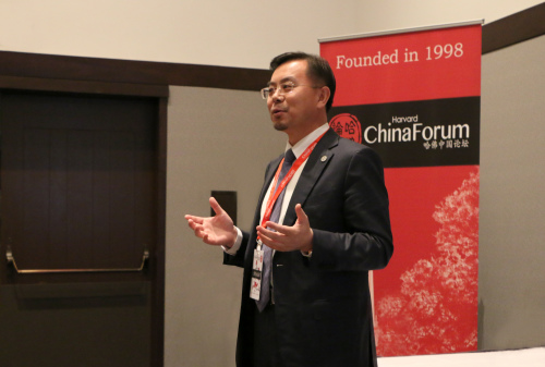 环境商会会长赵笠钧出席哈佛中国论坛畅谈绿色发展