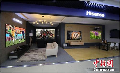 体验未来电视黑科技海信首家激光电视旗舰体验店落成