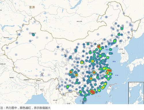 "互联网 "指数刻画"数字中国"脉动地图