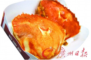 肯德基黄金蟹斗仍在销售 专家称用料是廉价杂蟹