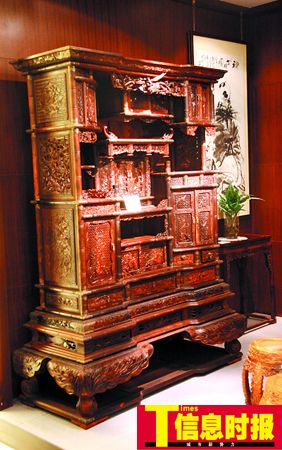 广州红木家具黑幕多 越南木充海南黄花梨标天价