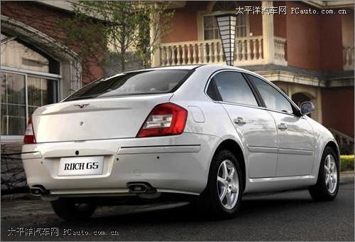 配备2.0t发动机 奇瑞riich瑞麒g5第四季度上市