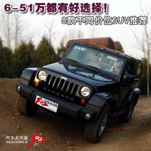 6-51万都有好选择!8款不同价位SUV推荐