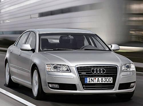 2007年底再次小改款的奥迪a8