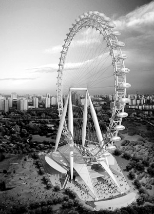 北京朝阳公园摩天轮项目因资金问题搁浅