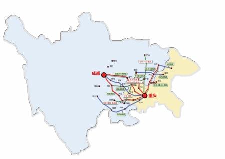 2030年川渝间14条高速公路织成网