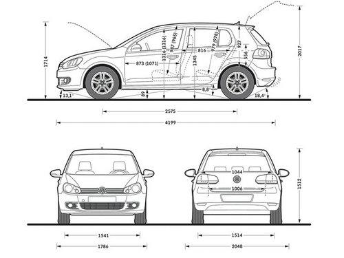 汽车频道  高尔夫7采用的是大众最新研发的轻量化mqb平台,车身尺寸比