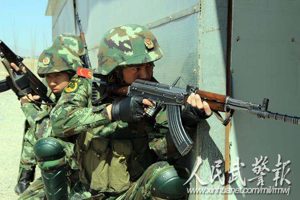 武警8622部队用"勇士精神"激发训练正能量