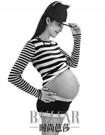 姚晨挺大肚自嘲像只翻盖小乌龟:真的好嫌弃自己