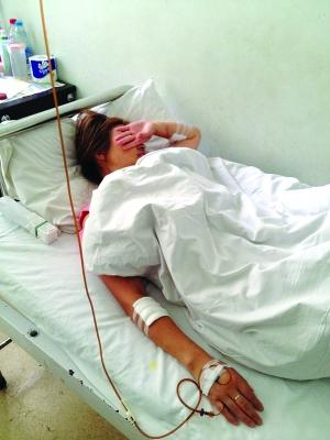 37岁女子自残身体报假警 称被抢了10万元(图)