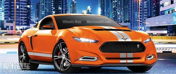 新一代福特野马假想图