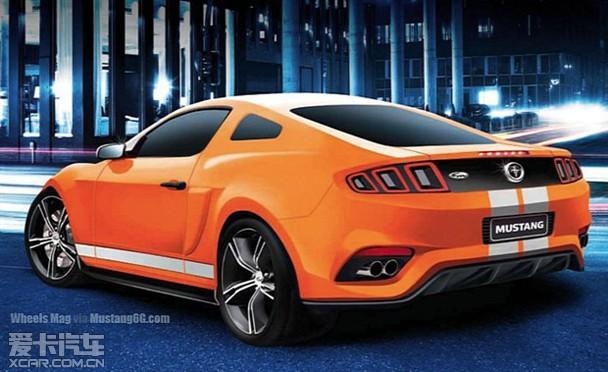 新一代福特野马假想图
