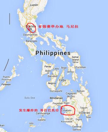 爆炸地点示意图