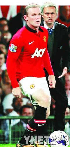 鲁尼场上场下都把身后的穆里尼奥折腾得够呛