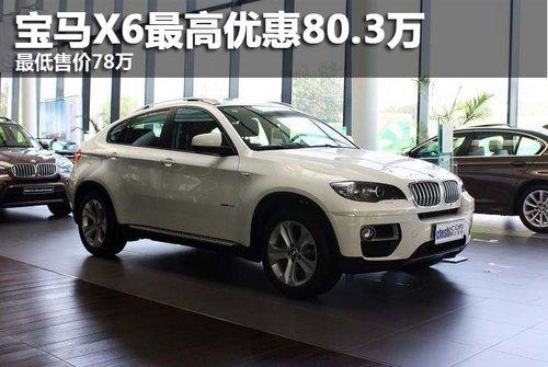 ����X6���������Ż�80.3�� ����ۼ�78��