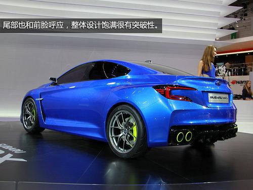 外观很激进 法兰克福实拍斯巴鲁全新WRX