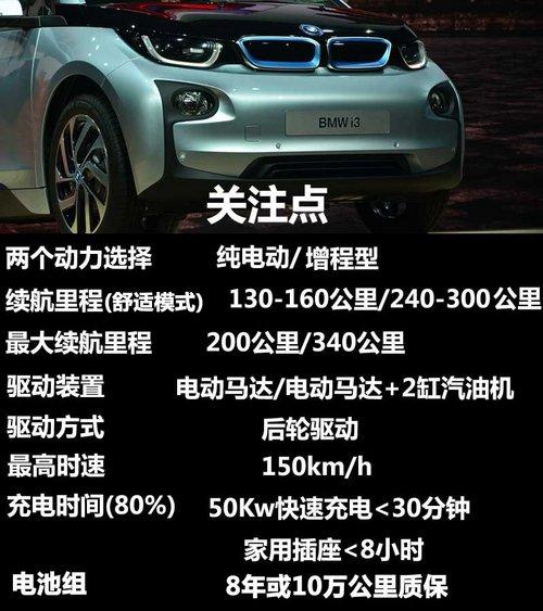 纯电动/增程式两种选择 宝马i3全面解析