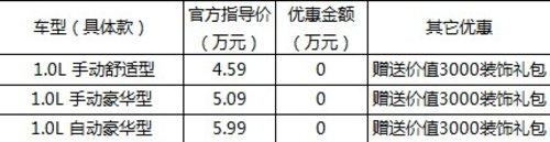 成都购奥拓送3000元装饰礼包