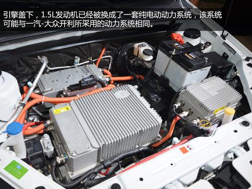 外观内饰小改 一汽欧朗两厢电动版实拍