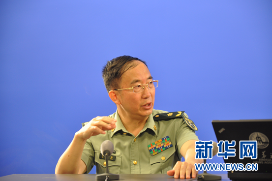 于起峰在访谈现场.