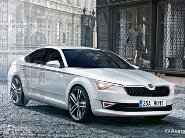 斯柯达新款车型效果图