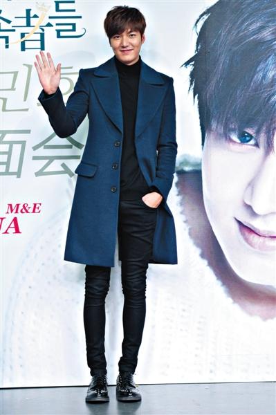 李敏镐想当"韩国刘德华" 自曝腿长1.1米(图)