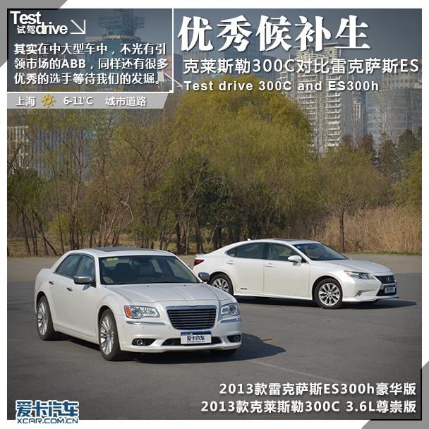 克莱斯勒300C对比雷克萨斯ES