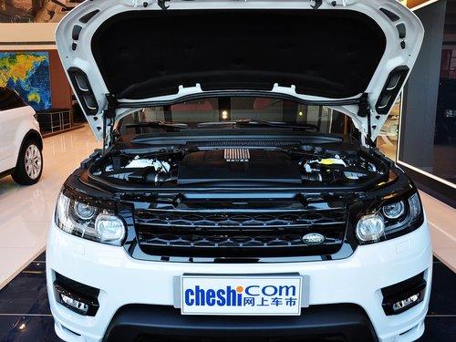 路虎 5.0T 自动 发动机局部特写