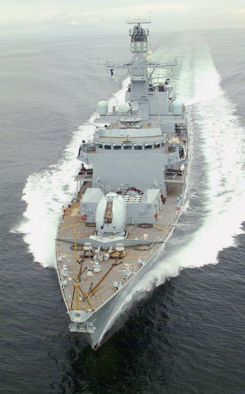 The last-of-class RN Type 23 frigate HMS St Albans. BAE Systems Maritime has been awarded a GBP26 million contract for the design, development, and integration of the Surface Common Combat System computer infrastructure for the vessels. (BAE Systems Maritime)