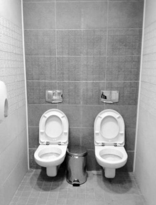 冬奥会场馆现有趣一幕 卫生间出现两个马桶(图)