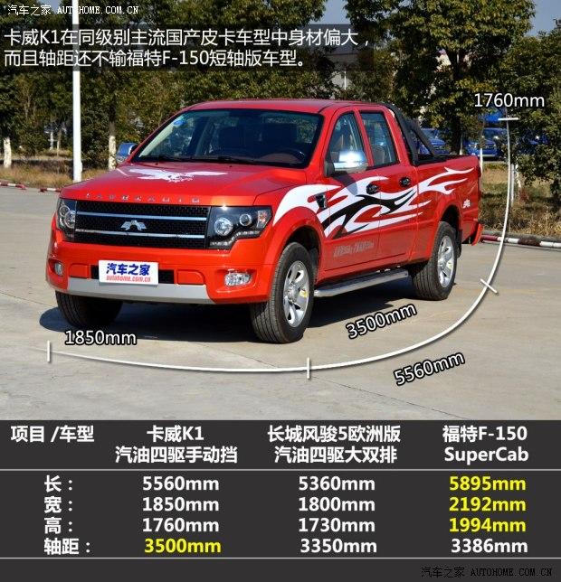 卡威卡威汽车卡威K12014款 2.4L 基本型