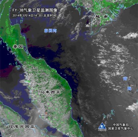 马航失联客机搜救区15日将有阵雨 或影响搜救