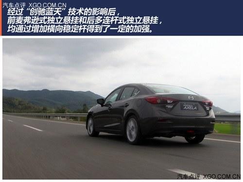 运动视觉系 试驾全新马自达3昂克赛拉